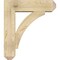 Ekena Millwork Thorton Craftsman Rough Sawn Bracket w/ Offset Brace, Douglas Fir, 8"W x 28"D x 32"H BKT0806X28X32THR04RDF - alternate 4